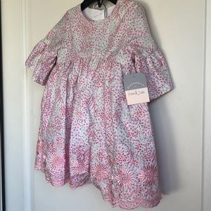 NWT Floral embroidered dress